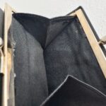 Salvatore Ferragamo Compact Wallet Black Calfskin with Gold Hardware #GUULU-4 - Image 13