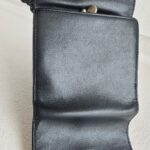 Salvatore Ferragamo Compact Wallet Black Calfskin with Gold Hardware #GUULU-4 - Image 4