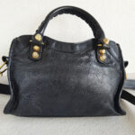 Balenciaga Mini City Black Lambskin with Gold Hardware #RSUK-1 - Image 5