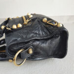 Balenciaga Mini City Black Lambskin with Gold Hardware #RSUK-1 - Image 8