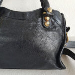 Balenciaga Mini City Black Lambskin with Gold Hardware #RSUK-1 - Image 7