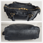 Balenciaga Mini City Black Lambskin with Gold Hardware #RSUK-1 - Image 10