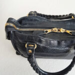 Balenciaga Mini City Black Lambskin with Gold Hardware #RSUK-1 - Image 11
