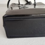 Balenciaga XXS Shopping Tote Black Patent Leather with Silver Hardware #RYOO-1 - Image 8