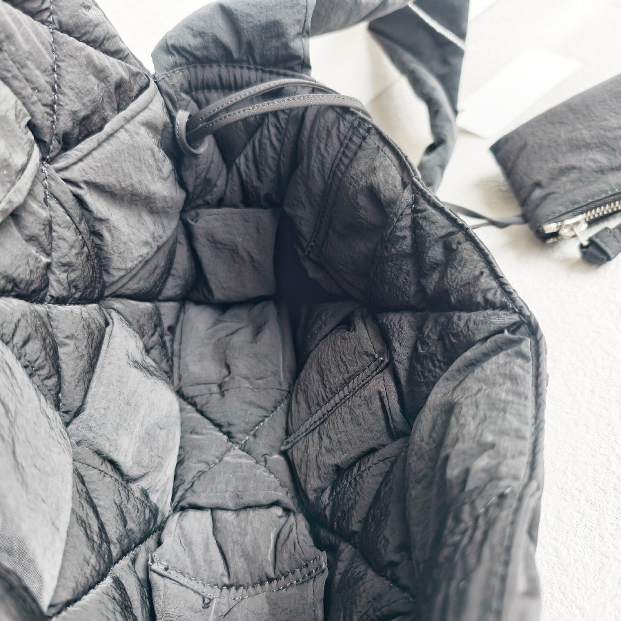 Bottega-Veneta-Padded-Medium-Cassette-Black-Nylon-with-Silver-Hardware #RSLY-6 (17)