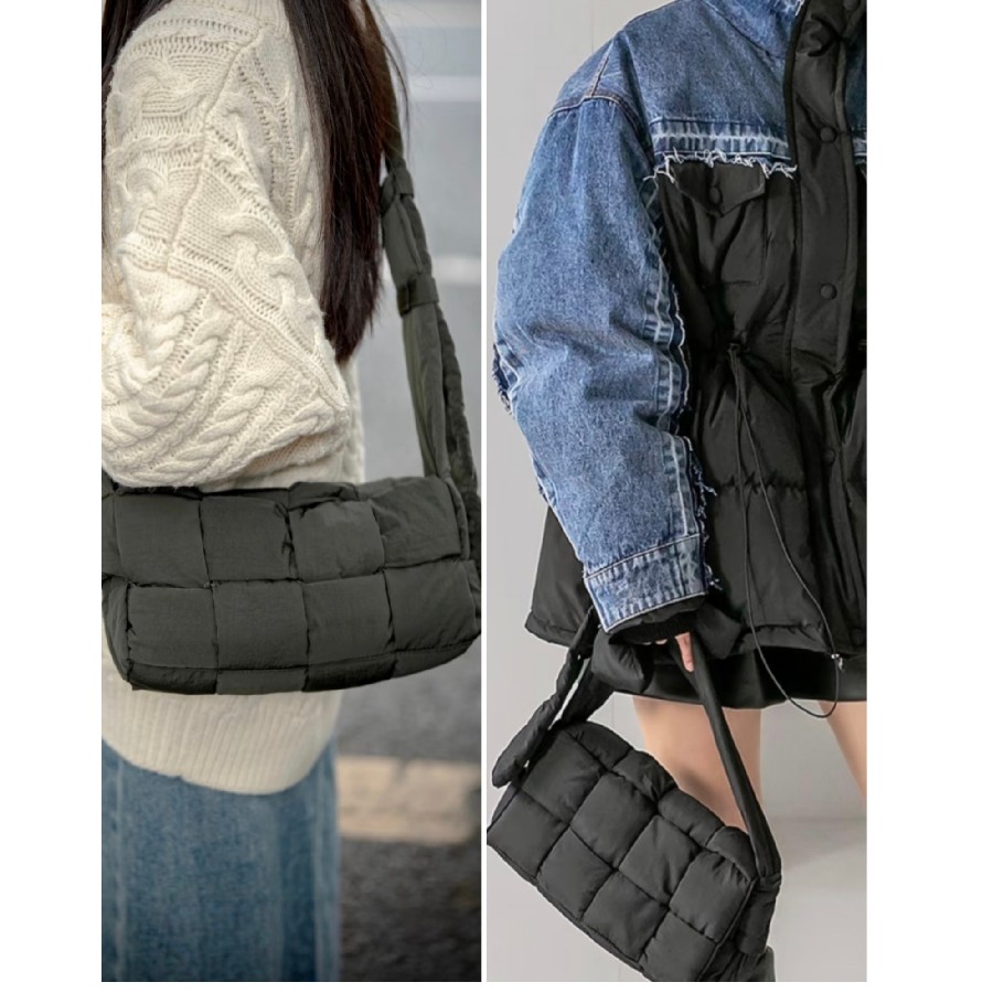 Bottega-Veneta-Padded-Medium-Cassette-Black-Nylon-with-Silver-Hardware #RSLY-6 (2)