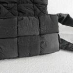 Bottega Veneta Padded Medium Cassette Black Nylon with Silver Hardware #RSLY-6 - Image 21