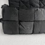 Bottega Veneta Padded Medium Cassette Black Nylon with Silver Hardware #RSLY-6 - Image 20