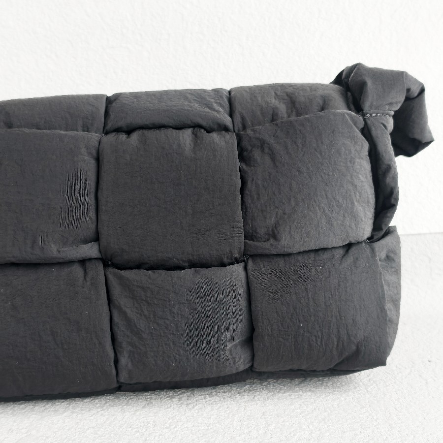 Bottega-Veneta-Padded-Medium-Cassette-Black-Nylon-with-Silver-Hardware #RSLY-6 (24)