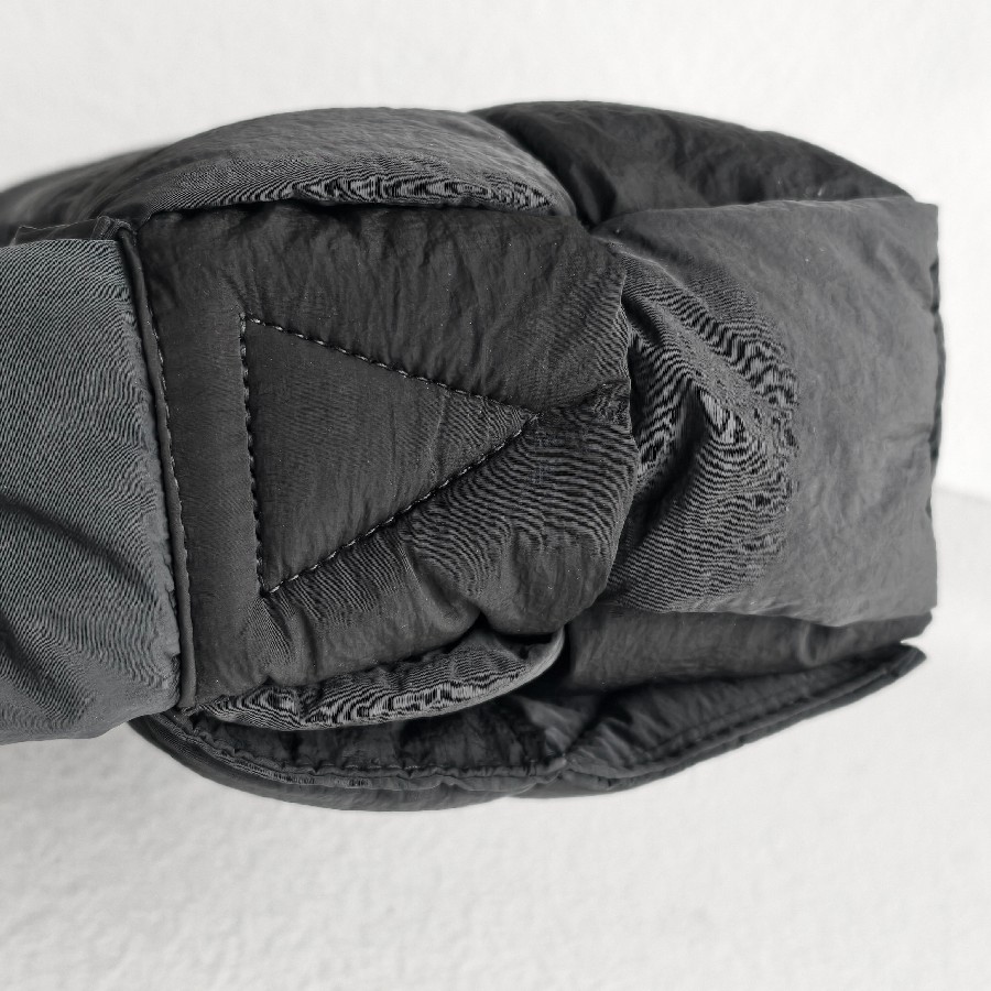 Bottega-Veneta-Padded-Medium-Cassette-Black-Nylon-with-Silver-Hardware #RSLY-6 (26)