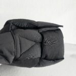 Bottega Veneta Padded Medium Cassette Black Nylon with Silver Hardware #RSLY-6 - Image 8