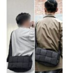 Bottega Veneta Padded Medium Cassette Black Nylon with Silver Hardware #RSLY-6 - Image 33