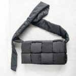 Bottega Veneta Padded Medium Cassette Black Nylon with Silver Hardware #RSLY-6 - Image 2