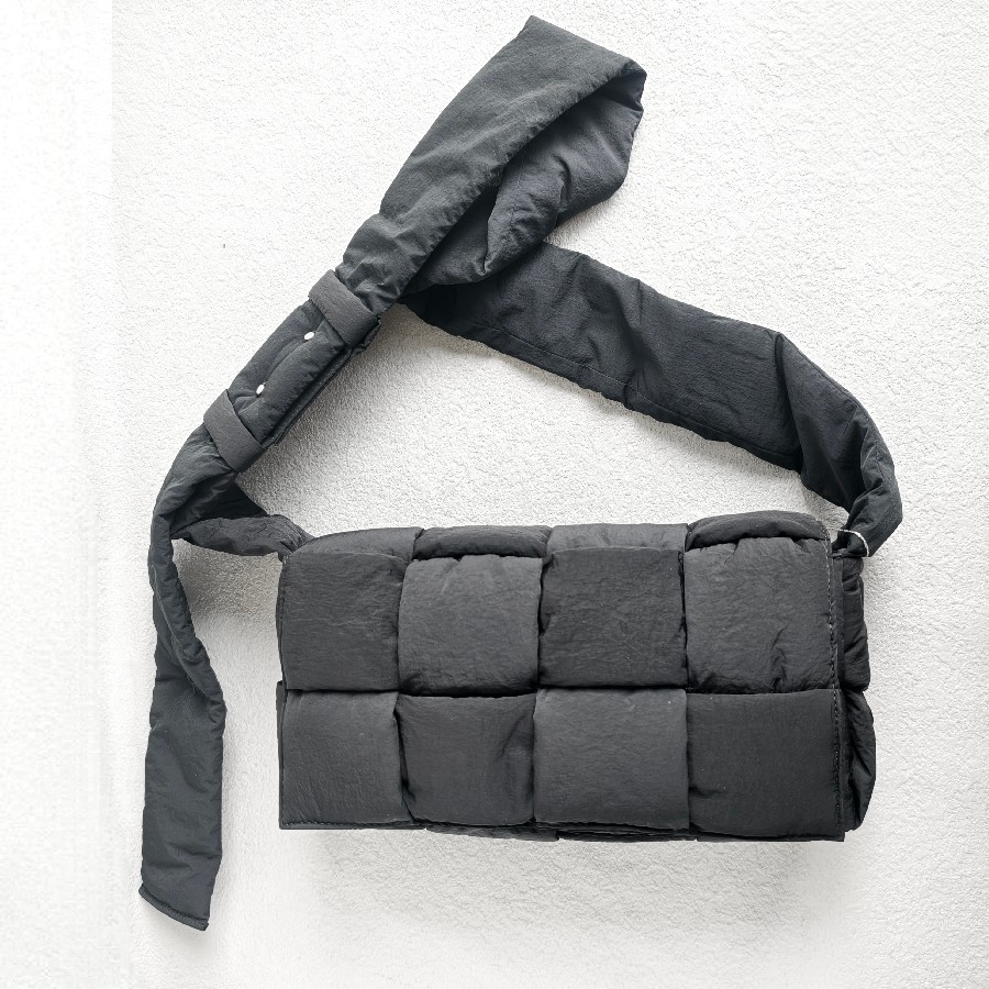 Bottega-Veneta-Padded-Medium-Cassette-Black-Nylon-with-Silver-Hardware #RSLY-6 (34)