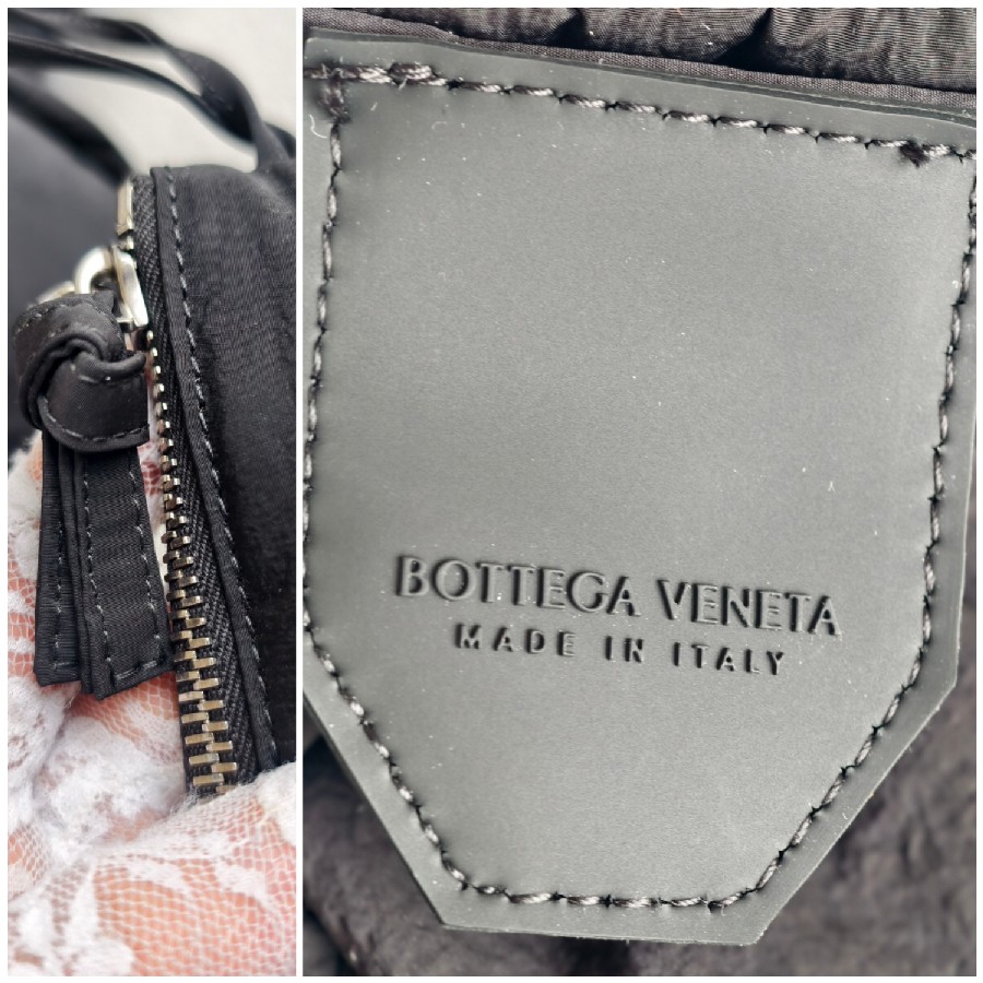 Bottega-Veneta-Padded-Medium-Cassette-Black-Nylon-with-Silver-Hardware #RSLY-6 (5)