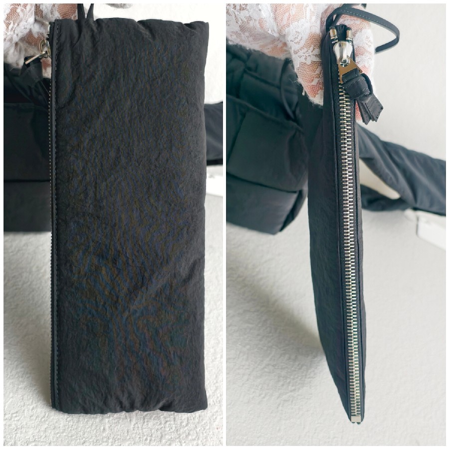 Bottega-Veneta-Padded-Medium-Cassette-Black-Nylon-with-Silver-Hardware #RSLY-6 (9)