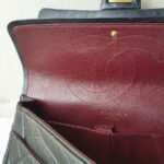 Chanel 2.55 Maxi Double Flap Black Aged Calfskin with Gold Hardware #RSUL-1 - Image 16