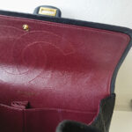 Chanel 2.55 Maxi Double Flap Black Aged Calfskin with Gold Hardware #RSUL-1 - Image 17