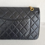 Chanel 2.55 Maxi Double Flap Black Aged Calfskin with Gold Hardware #RSUL-1 - Image 6