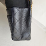 Chanel 2.55 Maxi Double Flap Black Aged Calfskin with Gold Hardware #RSUL-1 - Image 7