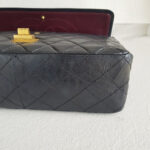 Chanel 2.55 Maxi Double Flap Black Aged Calfskin with Gold Hardware #RSUL-1 - Image 10