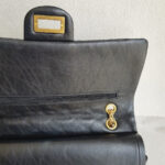 Chanel 2.55 Maxi Double Flap Black Aged Calfskin with Gold Hardware #RSUL-1 - Image 13