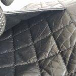 Chanel 2.55 Maxi Double Flap Black Aged Calfskin with Ruthenium Hardware #RSUU-1 - Image 17