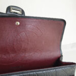 Chanel 2.55 Maxi Double Flap Black Aged Calfskin with Ruthenium Hardware #RSUU-1 - Image 20