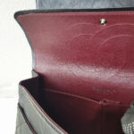 Chanel 2.55 Maxi Double Flap Black Aged Calfskin with Ruthenium Hardware #RSUU-1 - Image 19