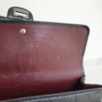 Chanel 2.55 Maxi Double Flap Black Aged Calfskin with Ruthenium Hardware #RSUU-1 - Image 18