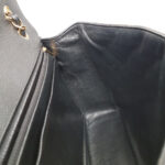 Chanel Classic Maxi Jumbo Double Flap Bag Black Grained Calfskin with Gold Hardware #RKUC-1 - Image 25