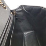 Chanel Classic Maxi Jumbo Double Flap Bag Black Grained Calfskin with Gold Hardware #RKUC-1 - Image 24