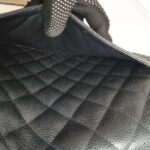 Chanel Classic Maxi Jumbo Double Flap Bag Black Grained Calfskin with Gold Hardware #RKUC-1 - Image 22