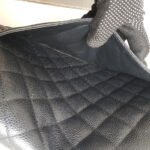 Chanel Classic Maxi Jumbo Double Flap Bag Black Grained Calfskin with Gold Hardware #RKUC-1 - Image 21