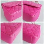 Chanel Flap Bag Pink Lambskin with Gold Hardware #RKKR-8 - Image 13