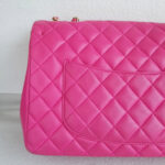 Chanel Flap Bag Pink Lambskin with Gold Hardware #RKKR-8 - Image 5