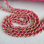 Chanel Flap Bag Pink Lambskin with Gold Hardware #RKKR-8 - Image 21