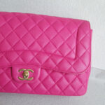 Chanel Flap Bag Pink Lambskin with Gold Hardware #RKKR-8 - Image 3