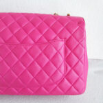Chanel Flap Bag Pink Lambskin with Gold Hardware #RKKR-8 - Image 6