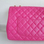 Chanel Flap Bag Pink Lambskin with Gold Hardware #RKKR-8 - Image 5