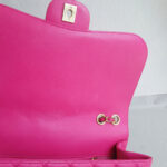 Chanel Flap Bag Pink Lambskin with Gold Hardware #RKKR-8 - Image 17