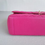 Chanel Flap Bag Pink Lambskin with Gold Hardware #RKKR-8 - Image 10