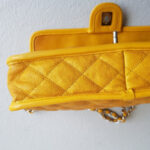 Chanel French Riviera Flap Yellow Grained Calfskin with Silver Hardware #RSLR-1 - Image 9