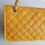 Chanel French Riviera Flap Yellow Grained Calfskin with Silver Hardware #RSLR-1 - Image 6