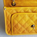 Chanel French Riviera Flap Yellow Grained Calfskin with Silver Hardware #RSLR-1 - Image 17