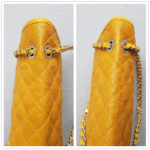 Chanel French Riviera Flap Yellow Grained Calfskin with Silver Hardware #RSLR-1 - Image 11