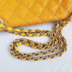Chanel French Riviera Flap Yellow Grained Calfskin with Silver Hardware #RSLR-1 - Image 20