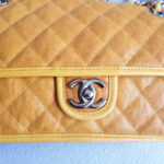 Chanel French Riviera Flap Yellow Grained Calfskin with Silver Hardware #RSLR-1 - Image 7