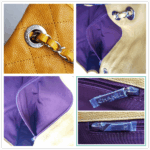 Chanel French Riviera Flap Yellow Grained Calfskin with Silver Hardware #RSLR-1 - Image 21