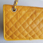 Chanel French Riviera Flap Yellow Grained Calfskin with Silver Hardware #RSLR-1 - Image 5